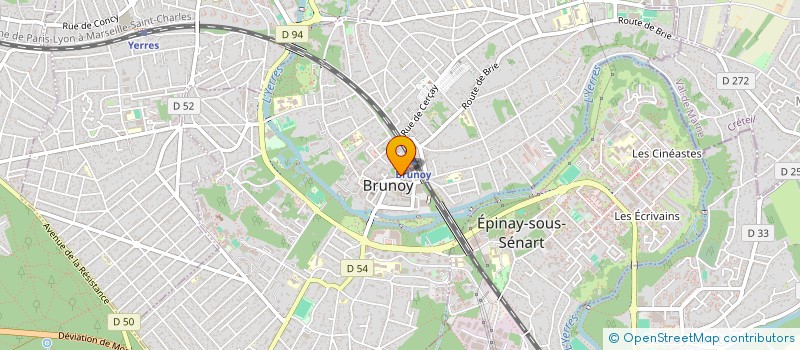 localisation de l'entreprise GROUPE FORESTIER BOIS D AUGER à BRUNOY