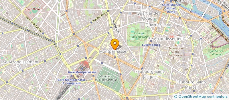 localisation de l'entreprise GROUPE FORESTIER DE LA TREMAGNE à PARIS