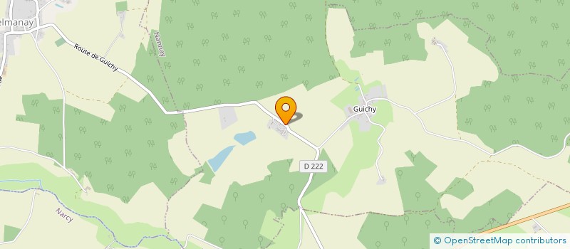 localisation de l'entreprise GROUPE FORESTIER DU DOMAINE DE GUICHY à NANNAY