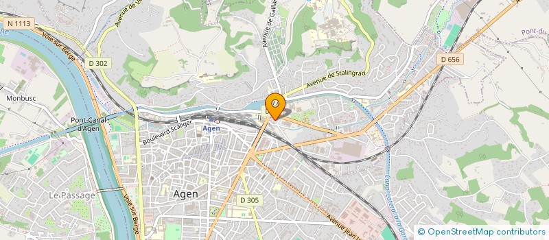 localisation de l'entreprise GROUPE FORESTIER DU G.A.E.  AGEN