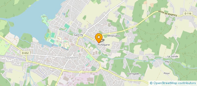 localisation de l'entreprise GROUPE FORESTIER PICHEGARAY à SOUSTONS