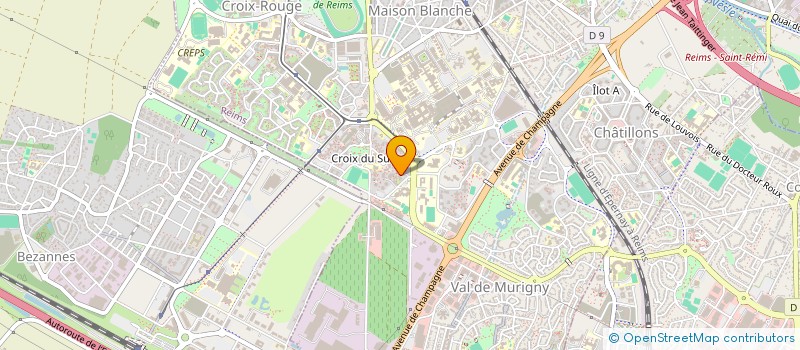 localisation de l'entreprise GROUPE FORMATION OUTILS OBESITE  REIMS