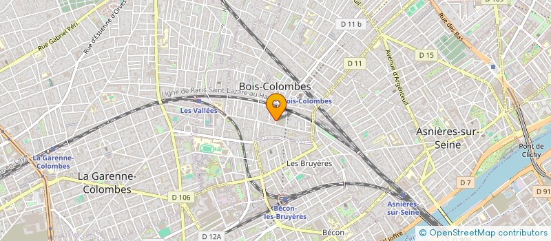 localisation de l'entreprise GROUPE FRACTALES à BOIS-COLOMBES