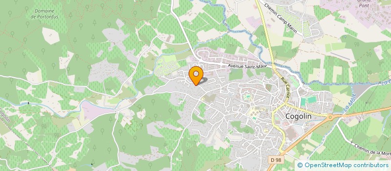 localisation de l'entreprise GROUPE FRAICHER  COGOLIN