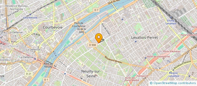 localisation de l'entreprise GROUPE FRAJER à NEUILLY-SUR-SEINE