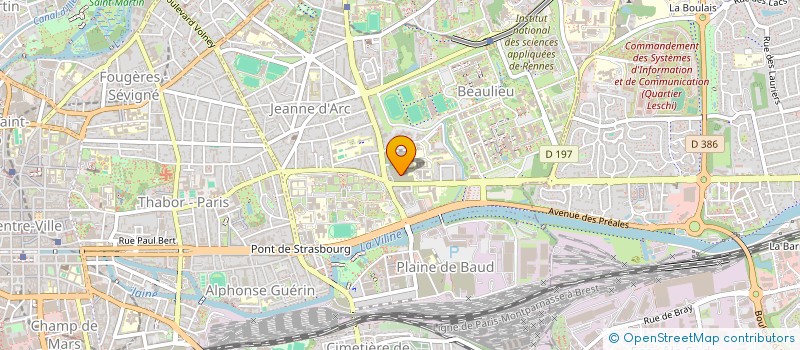 localisation de l'entreprise GROUPE FRANCAIS DES GLYCOSCIENCES à RENNES