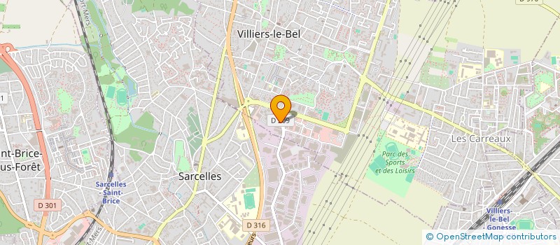 localisation de l'entreprise GROUPE FRANCAIS ISOLATION à VILLIERS-LE-BEL