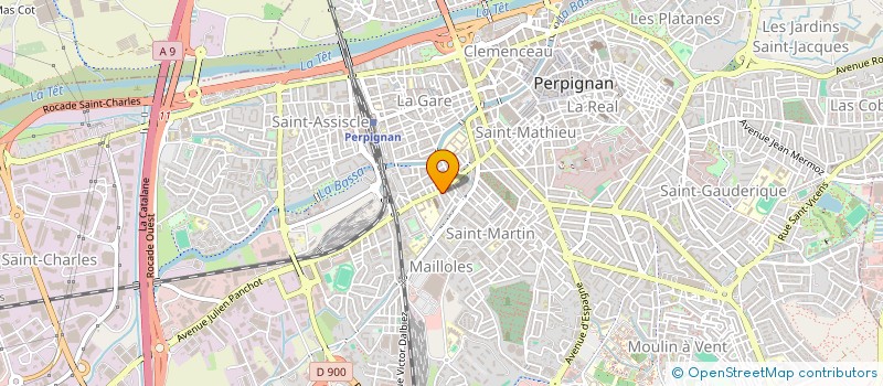 localisation de l'entreprise GROUPE FRANCE AMENAGEMENT FONCIER à PERPIGNAN