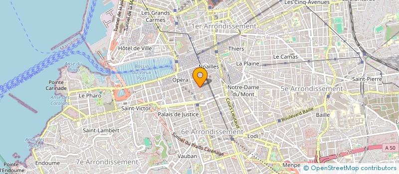 localisation de l'entreprise GROUPE FRANCE ASSURANCES à MARSEILLE