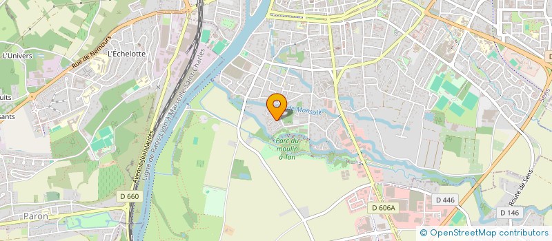 localisation de l'entreprise GROUPE FRANCE KATA  SENS