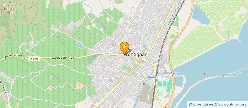 localisation de l'entreprise GROUPE FRANCE SPORTS ET LOISIRS à FRONTIGNAN