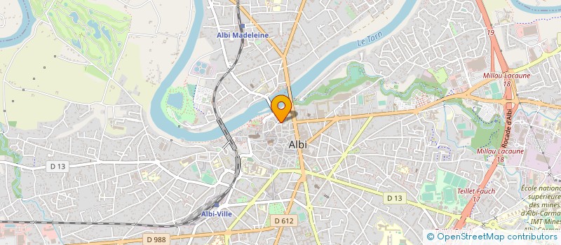 localisation de l'entreprise GROUPE FRANCE TRAVAUX à ALBI