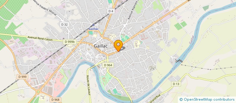 localisation de l'entreprise GROUPE FRANCOIS  GAILLAC