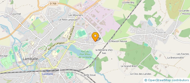 localisation de l'entreprise GROUPE FRANCOPHONE SUR L'AXE MICROBIOTE INTESTIN CERVEAU ET COMPORTEMENT ALIMENTAIRE  LAMBALLE-ARMOR