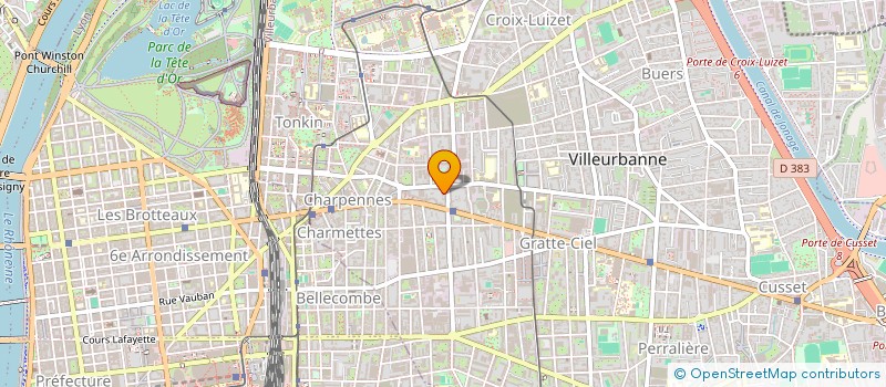 localisation de l'entreprise GROUPE FUZU LYON  VILLEURBANNE