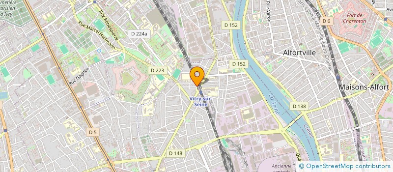 localisation de l'entreprise GROUPE FYMYS à VITRY-SUR-SEINE