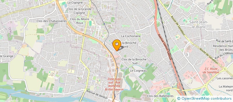 localisation de l'entreprise GROUPE GALLAIS à ORLEANS