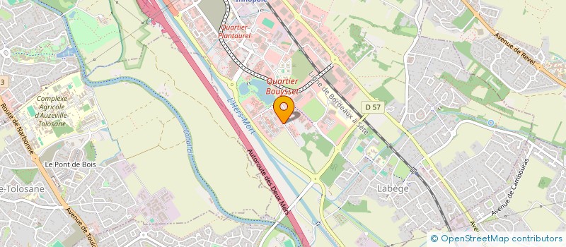 localisation de l'entreprise GROUPE GAMBA à LABEGE