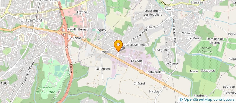 localisation de l'entreprise GROUPE GAMBETTA 33 à TRESSES