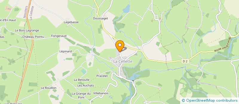 localisation de l'entreprise GROUPE GARAGE GS à LA CELLETTE