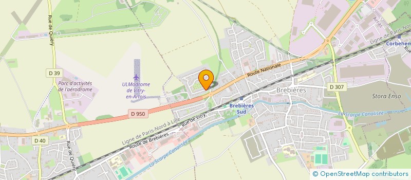 localisation de l'entreprise GROUPE GEENENS  BREBIERES