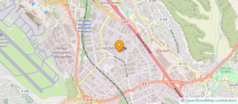 localisation de l'entreprise GROUPE GEFFROY TRANSPORTS à VITROLLES