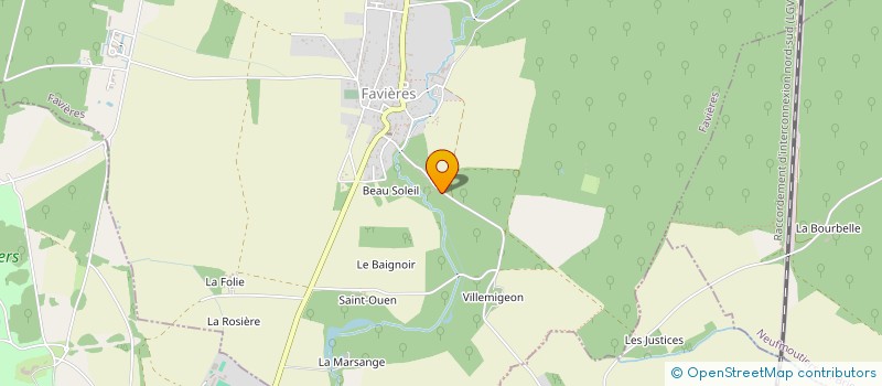 localisation de l'entreprise GROUPE GENERAL D'APICULTEUR à FAVIERES