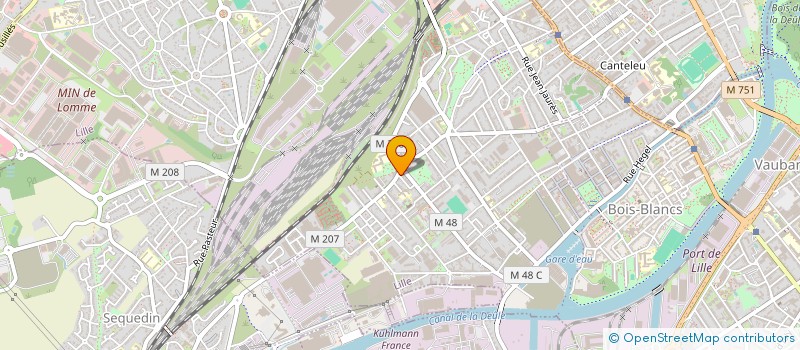 localisation de l'entreprise GROUPE GENERAL FINANCE LILLE à LILLE
