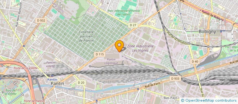 localisation de l'entreprise GROUPE GENERALE MUTUELLE  BOBIGNY