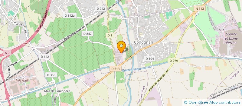 localisation de l'entreprise GROUPE GENESYA  CODOGNAN