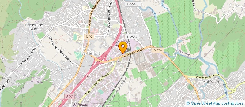localisation de l'entreprise GROUPE GENEX à LA FARLEDE