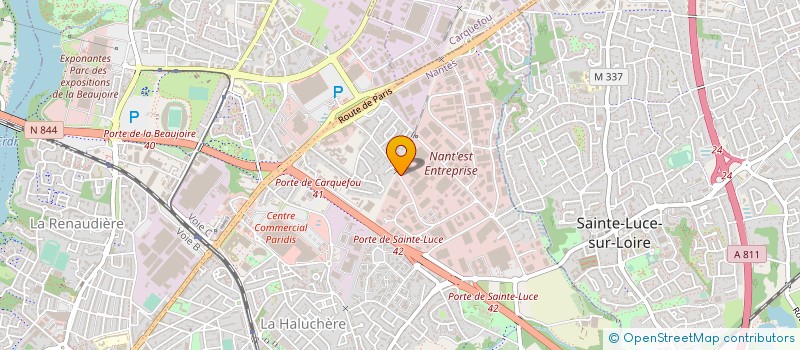 localisation de l'entreprise GROUPE GEOLIANCE à SAINT-SEBASTIEN-SUR-LOIRE