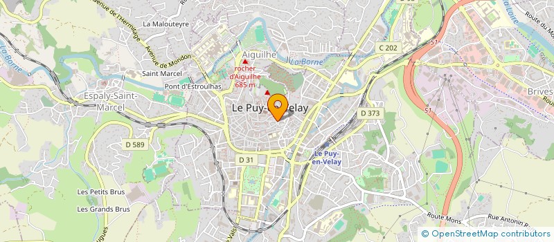 localisation de l'entreprise GROUPE GEOLOGIQUE DE LA HAUTE LOIRE à LE PUY-EN-VELAY