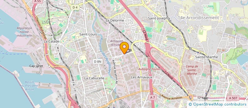 localisation de l'entreprise GROUPE GER à MARSEILLE