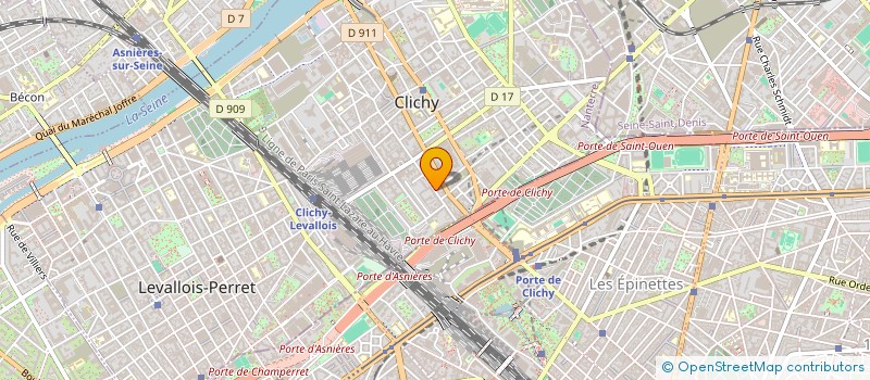 localisation de l'entreprise GROUPE GESEDE à CLICHY