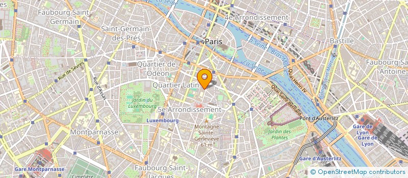 localisation de l'entreprise GROUPE GESTAUDIT ET ASSOCIES à PARIS