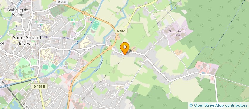 localisation de l'entreprise GROUPE GHESQUIERE  SAINT-AMAND-LES-EAUX