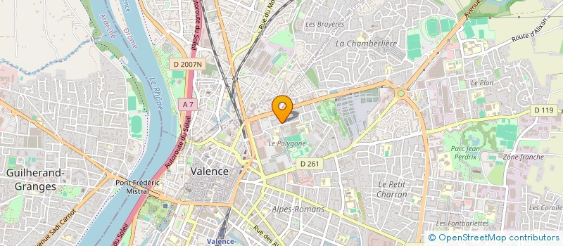 localisation de l'entreprise GROUPE GIAMMATTEO à VALENCE