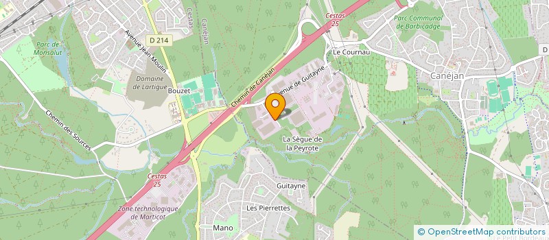 localisation de l'entreprise GROUPE GIB à CANEJAN