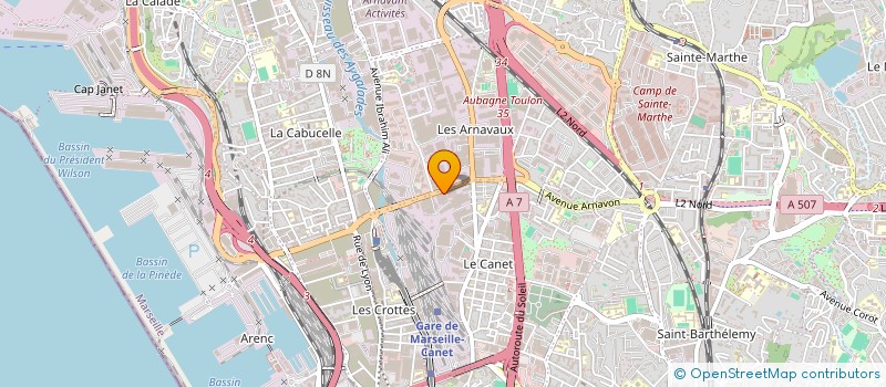 localisation de l'entreprise GROUPE GIOVANNETTI FINANCE à MARSEILLE