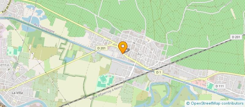 localisation de l'entreprise GROUPE GIRAUD  AY-CHAMPAGNE