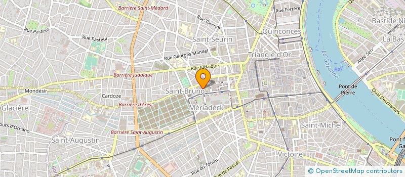 localisation de l'entreprise GROUPE GIRONDIN INGENIEURS ARTS METIERS à BORDEAUX