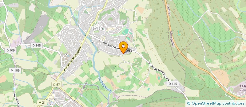 localisation de l'entreprise GROUPE GLD  TEYRAN