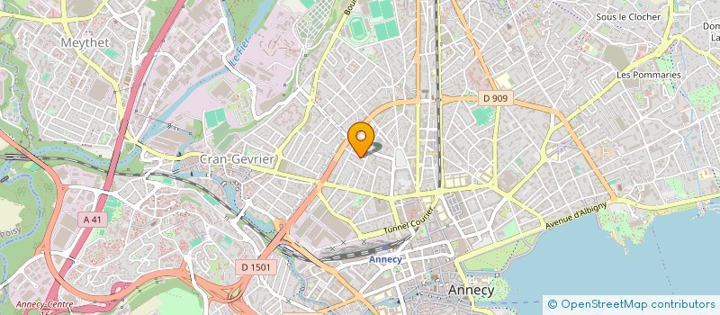 localisation de l'entreprise GROUPE GLHM à ANNECY