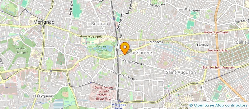 localisation de l'entreprise GROUPE GM  MERIGNAC