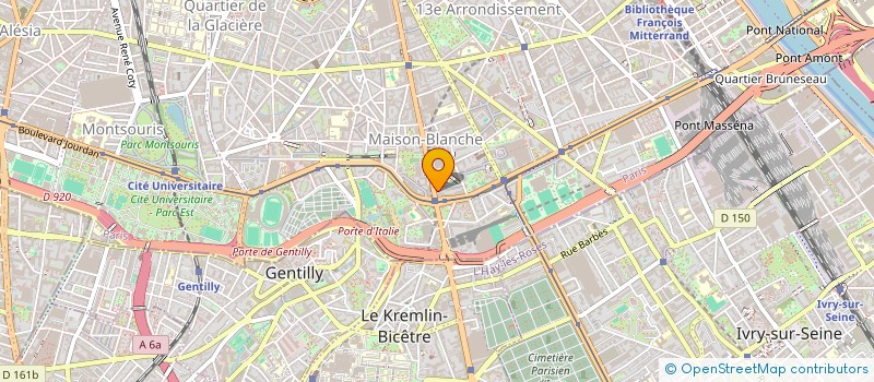 localisation de l'entreprise GROUPE GMY  PARIS