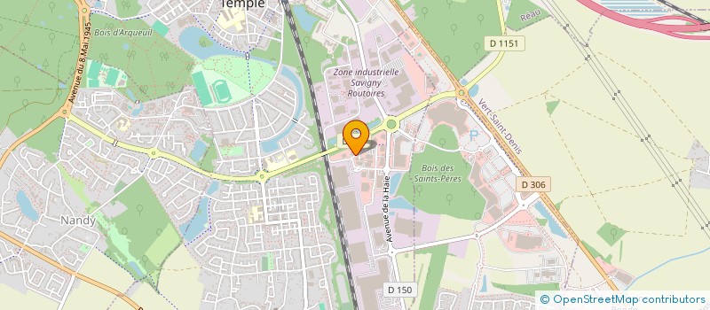 localisation de l'entreprise GROUPE GONDAL  SAVIGNY-LE-TEMPLE