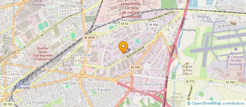 localisation de l'entreprise GROUPE GP  CLERMONT-FERRAND