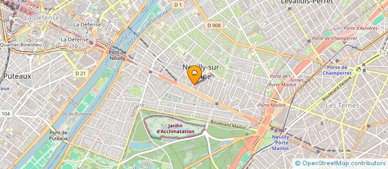 localisation de l'entreprise GROUPE GRAND MERCREDI à NEUILLY-SUR-SEINE