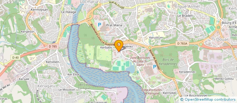 localisation de l'entreprise GROUPE GRAND OUEST à QUIMPER